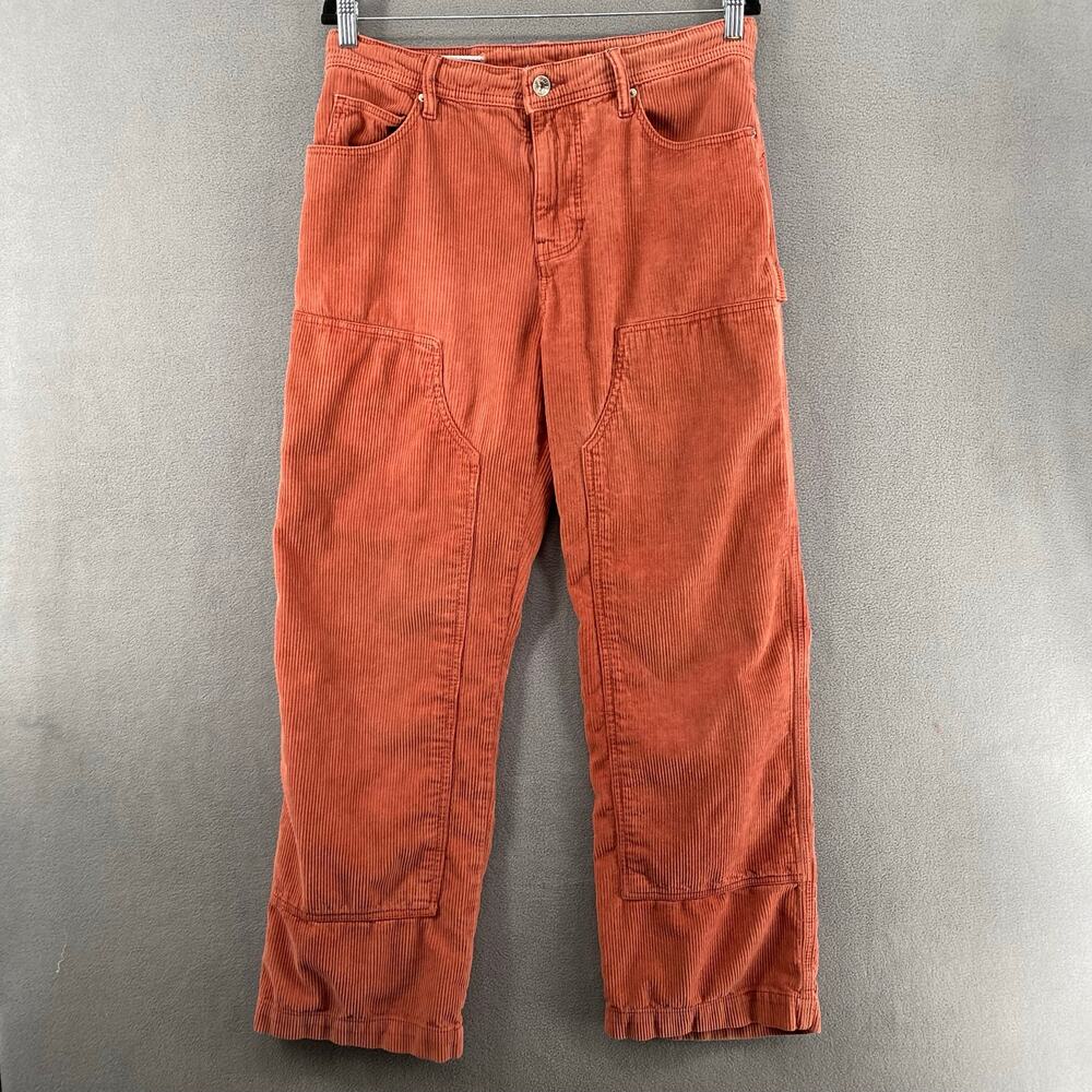 BDG‎ Double Knee Corduroy Carpenter Pants Womens 29 Red Baggy Y2K Streetwear